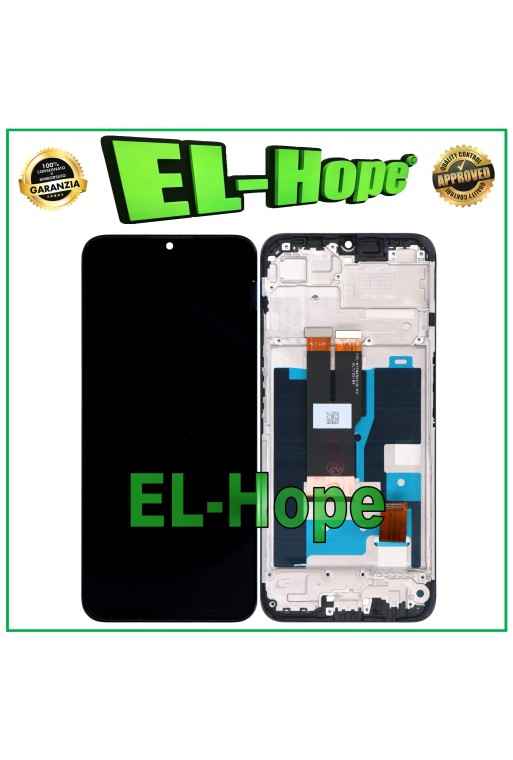 Écran LCD + châssis pour Oppo Realme C31 RMX3501, e'cran tactile en verre noir